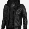 BlingSoul Men’s Leather Jacket