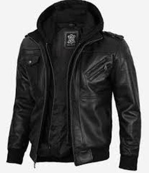 BlingSoul Men’s Leather Jacket